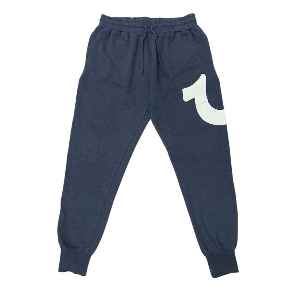 True Religion Womens Small Navy Blue Jogger Pants Cozy Athleisure Loungewear